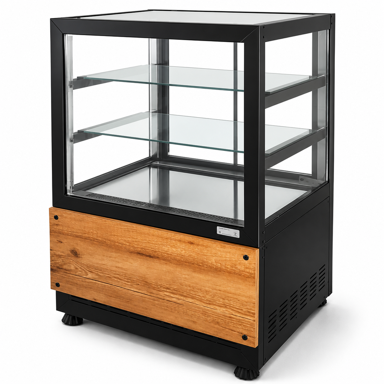 Balcão Refrigerado Clean para bolos e doces 1,0m Preto