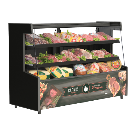 Balcão Refrigerado Visorâmico 2 Pistas Conservex