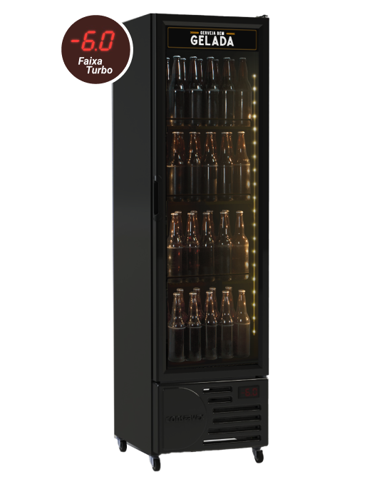 Cervejeira Refrigerada Slim Conservex com Porta de Vidro