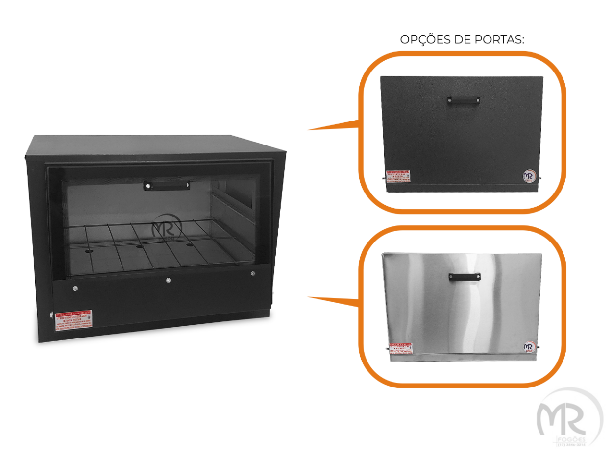 FORNO PEQUENO BAIXA PRESSÃO PARA EMBUTIR EM FOGÕES DE 2 E 3 BOCAS 30X30