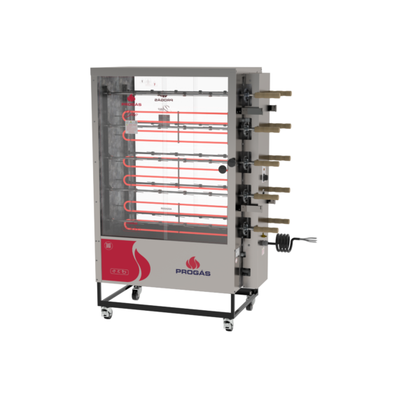 Maquina de frango Forno Assador Rotativo Elétrico