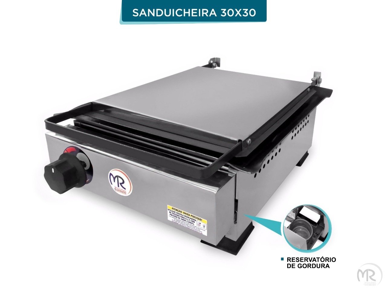 SANDUICHEIRA 30X30 COM ABAFADOR